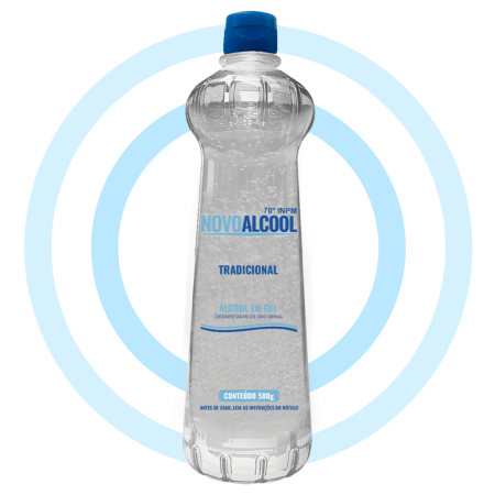 Álcool Etílico Hidratado 70° INPM Desinfetante Gel