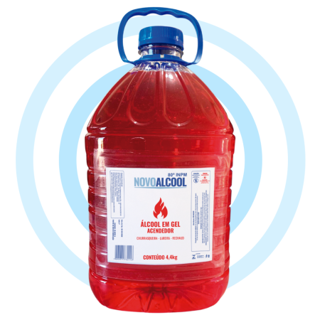 Álcool Etílico Hidratado 80° INPM Gel Acendedor